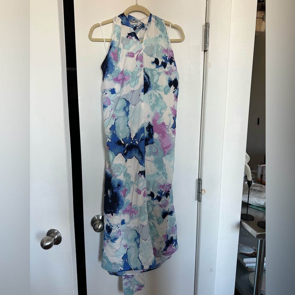 Banana Republic painted halter dress BRAND NEW